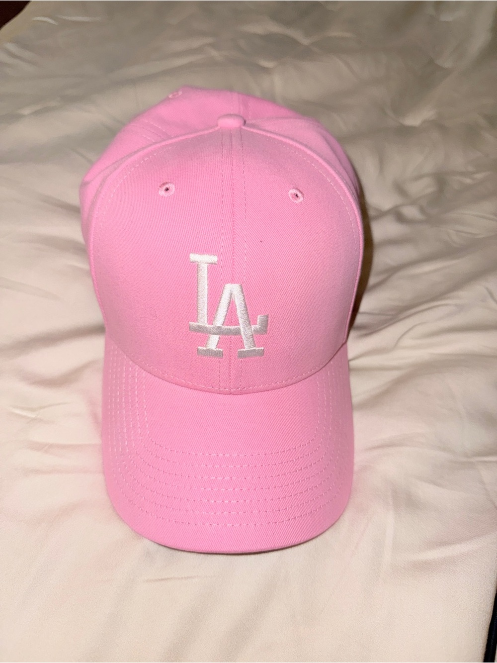 LA Logo Pink Kids Baseball Cap